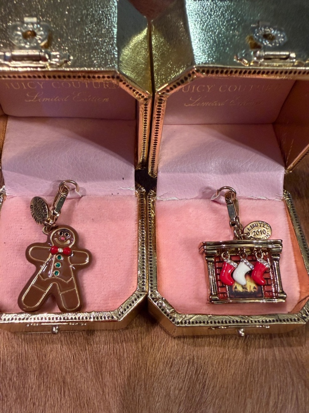 Vintage Y2K Juicy couture cute holiday charms for charm bracelet/necklace